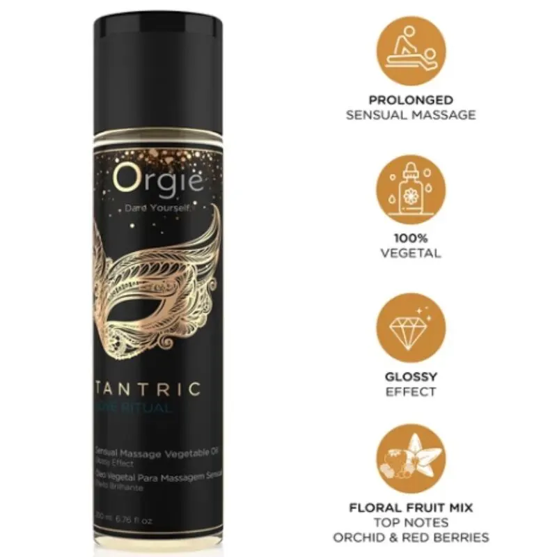 Orgie - Tantric Love Ritual Sensual Massage Vegetal aceite 200 Ml