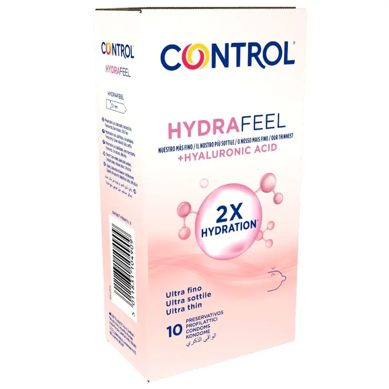 Control - Hydrafeel Ultra Thin preservativos With Hyaluronic Acid 10 Pcs