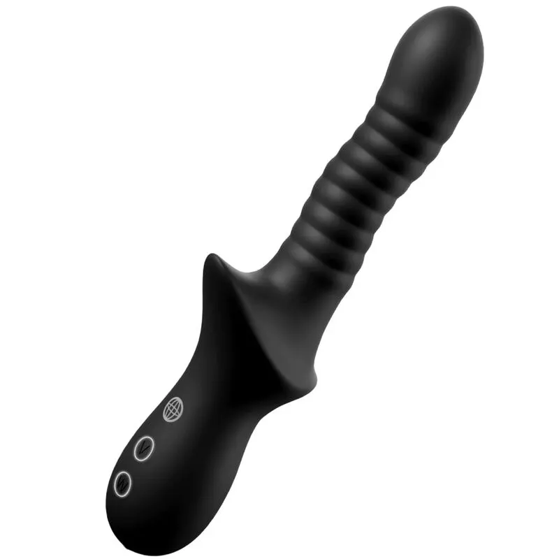 Anal Fantasy Elite - Pleasure Wave recargable negro Anal masajeador