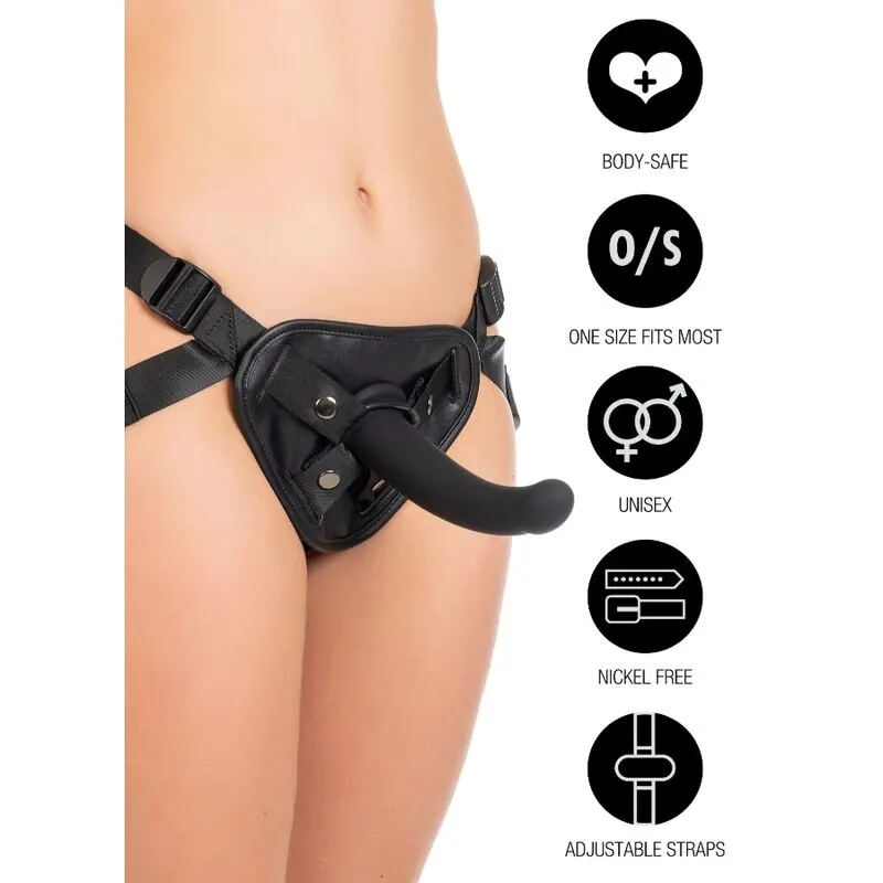 Hidden Desire - Inferno Adjustable Back Support arnés negro