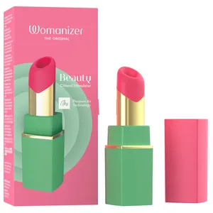 Womanizer - Beauty succión Clitoral Stimulator 6 Intensity Levels verde And rosa