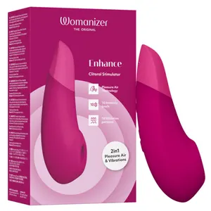 Womanizer - Enhance Clitorial Stimulator Vibrant rosa