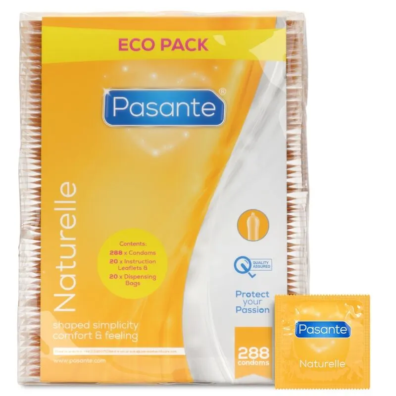 Pasante - Preservativos Eco Pack Naturelle Bag 288 Units