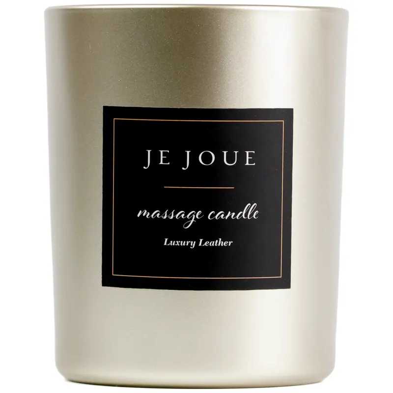 Je Joue - Luxury Leather Warm aceite vela de masaje Leather Scent 160 G