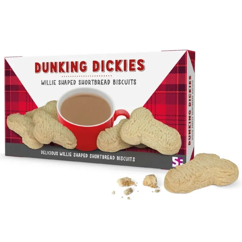 Spencer & Fleetwood - Dunking Dickies Penis-Shaped Butter Shortbread Biscuits 130 G