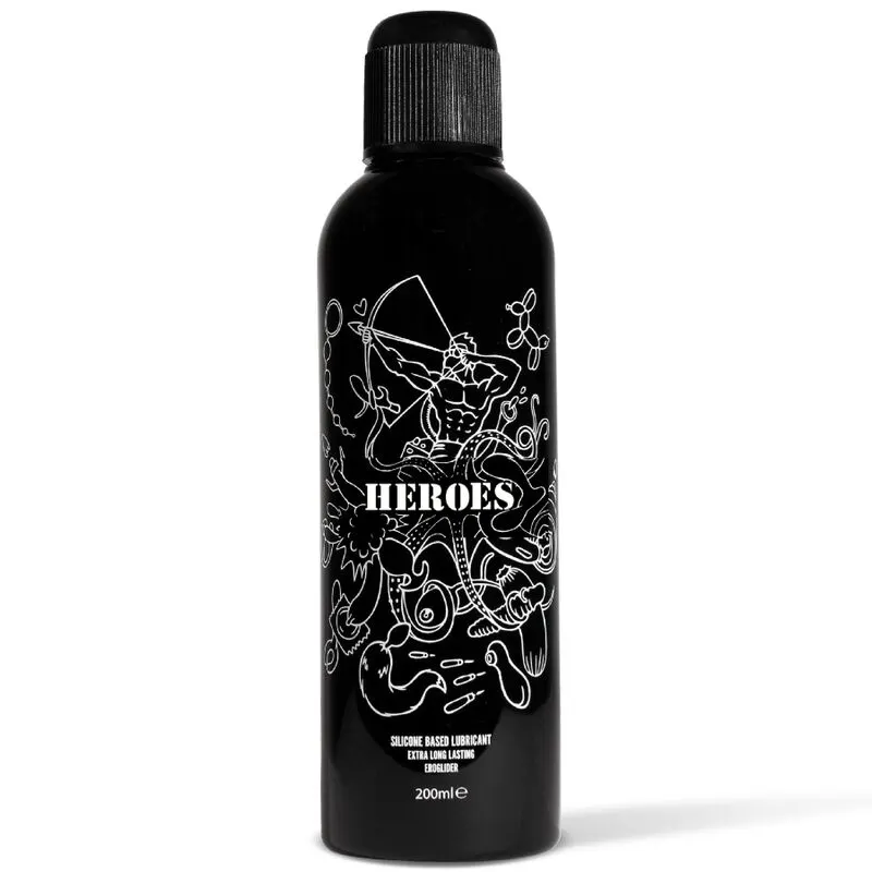 Heroes - Silicona lubricante Long-Lasting base silicona Intimate lubricante 200 Ml