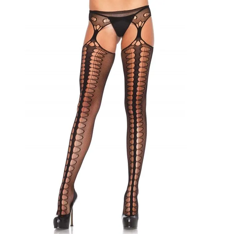 Leg Avenue - Tights With Garter Exclusive negro