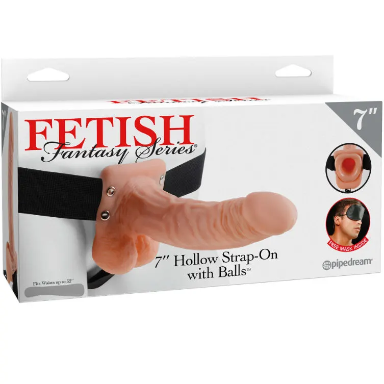 Fetish Fantasy Series - Series 7 Hollow strap-on With bolas 17.8Cm color carne