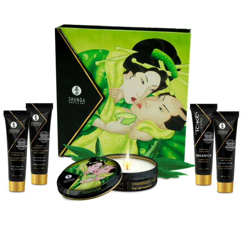 Shunga - Secret Geisha Organic verde Tea kit