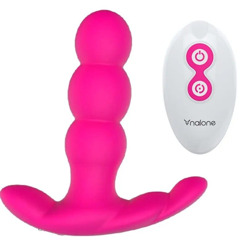 Nalone - Pearl Anal vibrador control remoto negro