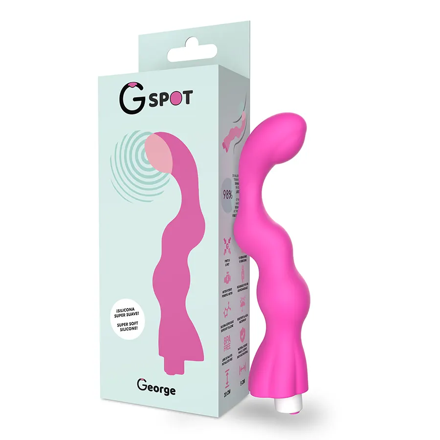 G-Spot - George punto g vibrador Gum rosa