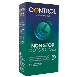 Control - Nonstop Dots And Lines preservativos 12 Units