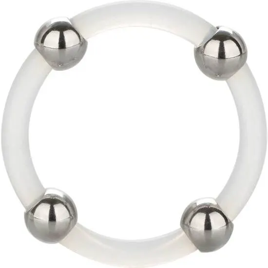 Calexotics - Steel Beaded silicona anillo L