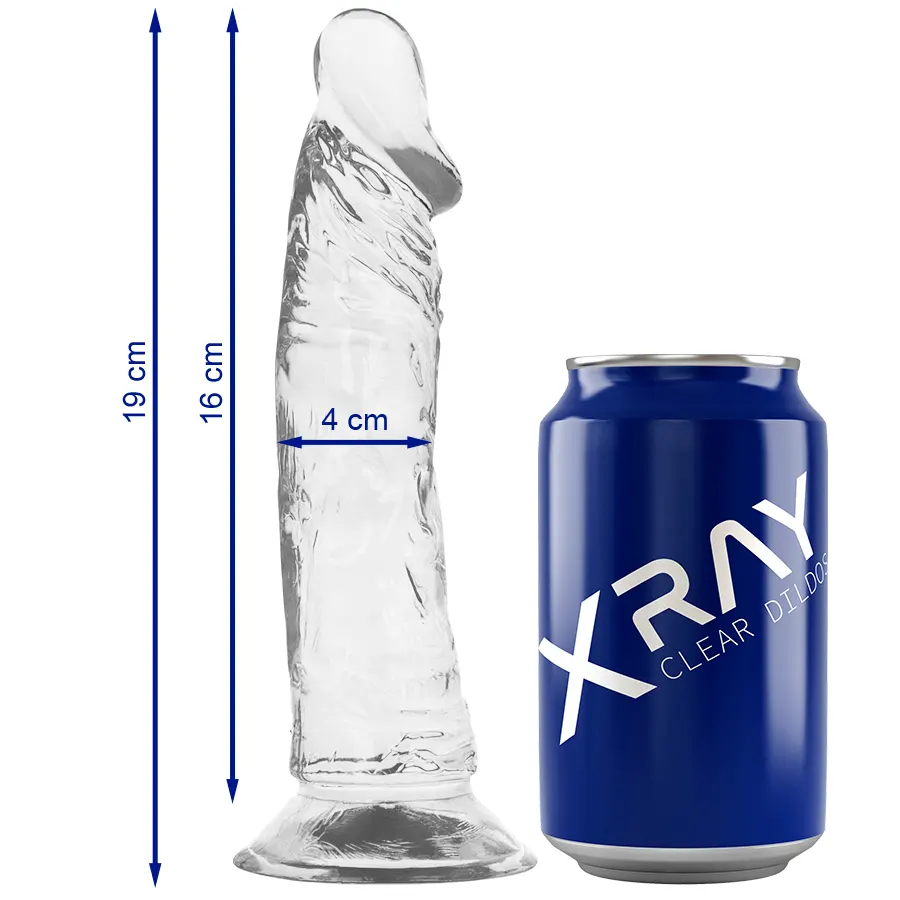 X Ray - Transparente Cock 19 Cm -O- 4 Cm