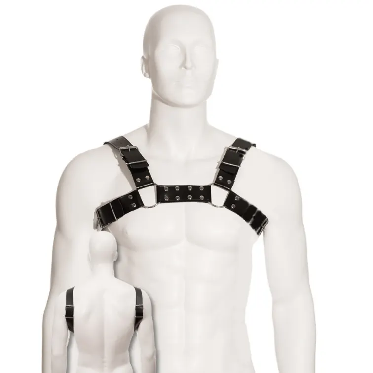 Leather Body - Negro Bull Dog arnés
